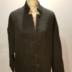 MANGO Wool Bkend Coat